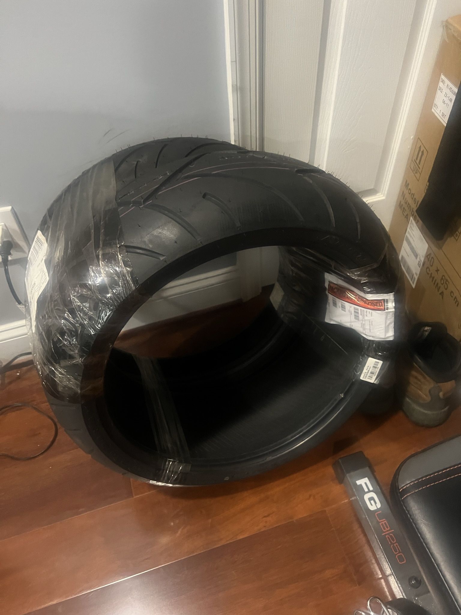 Set Of New Motorcycle Tires