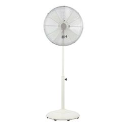 Better Homes & Gardens New 16 inch Adjustable Height Oscillating Retro 3-Speed Metal Stand Fan in White