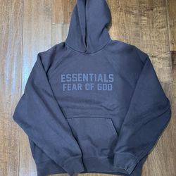 Dark Brown Essentials FOG hoodie 