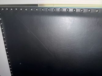 Black queen size headboard  black