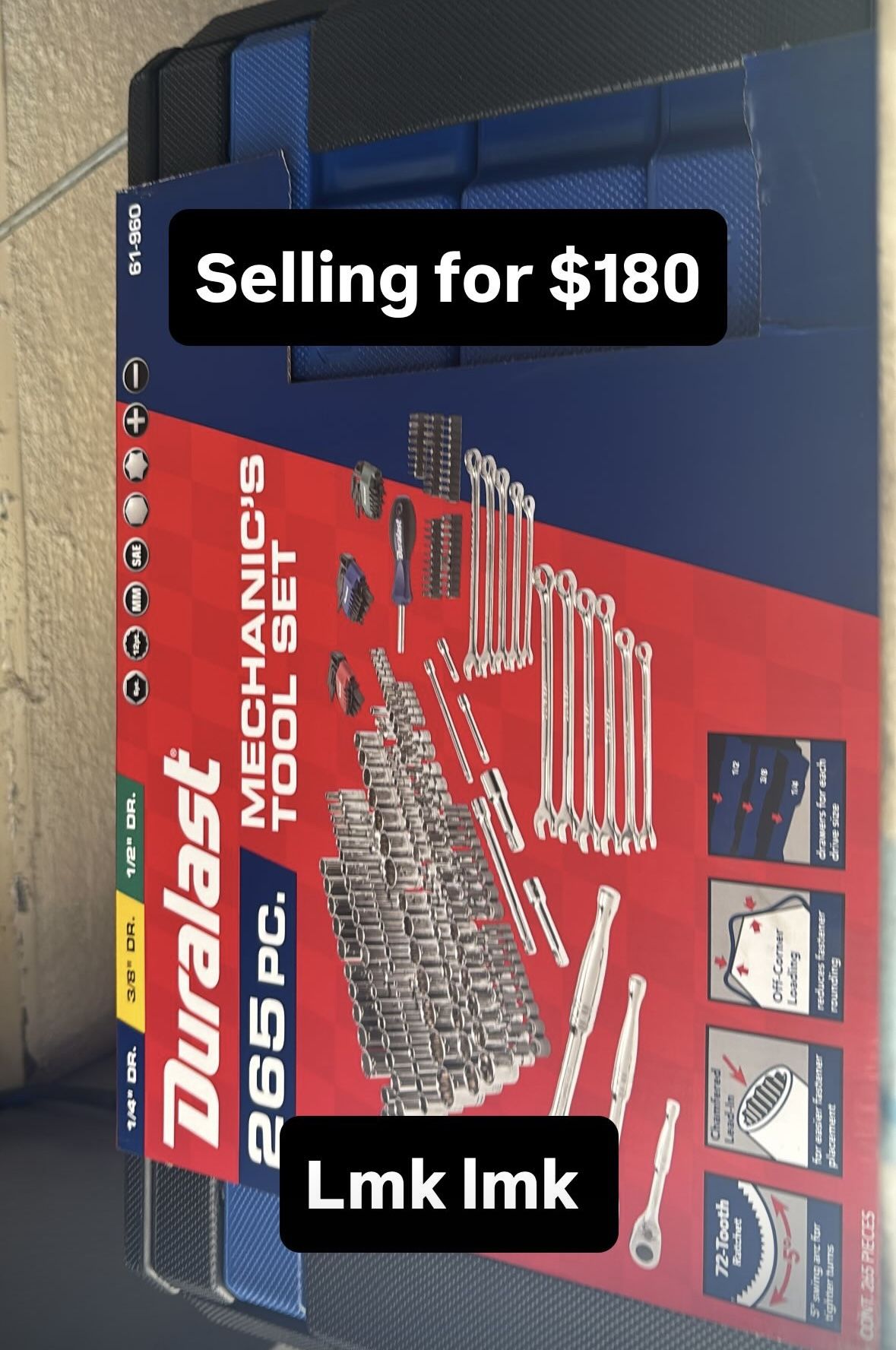 265 Piece Duralast Mechanic Tool Set 