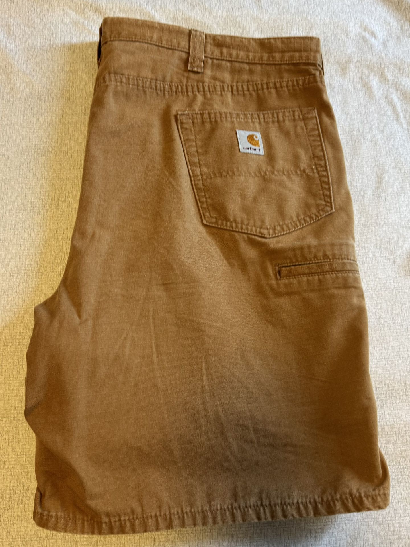 Carhartt Size 44 Vintage Brown Canvas Utility Shorts 100276 211
