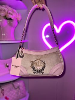 Juicy Coutute Beige Pink Shoulder Bag