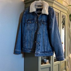Hollister Jean/ Sherpa Jacket