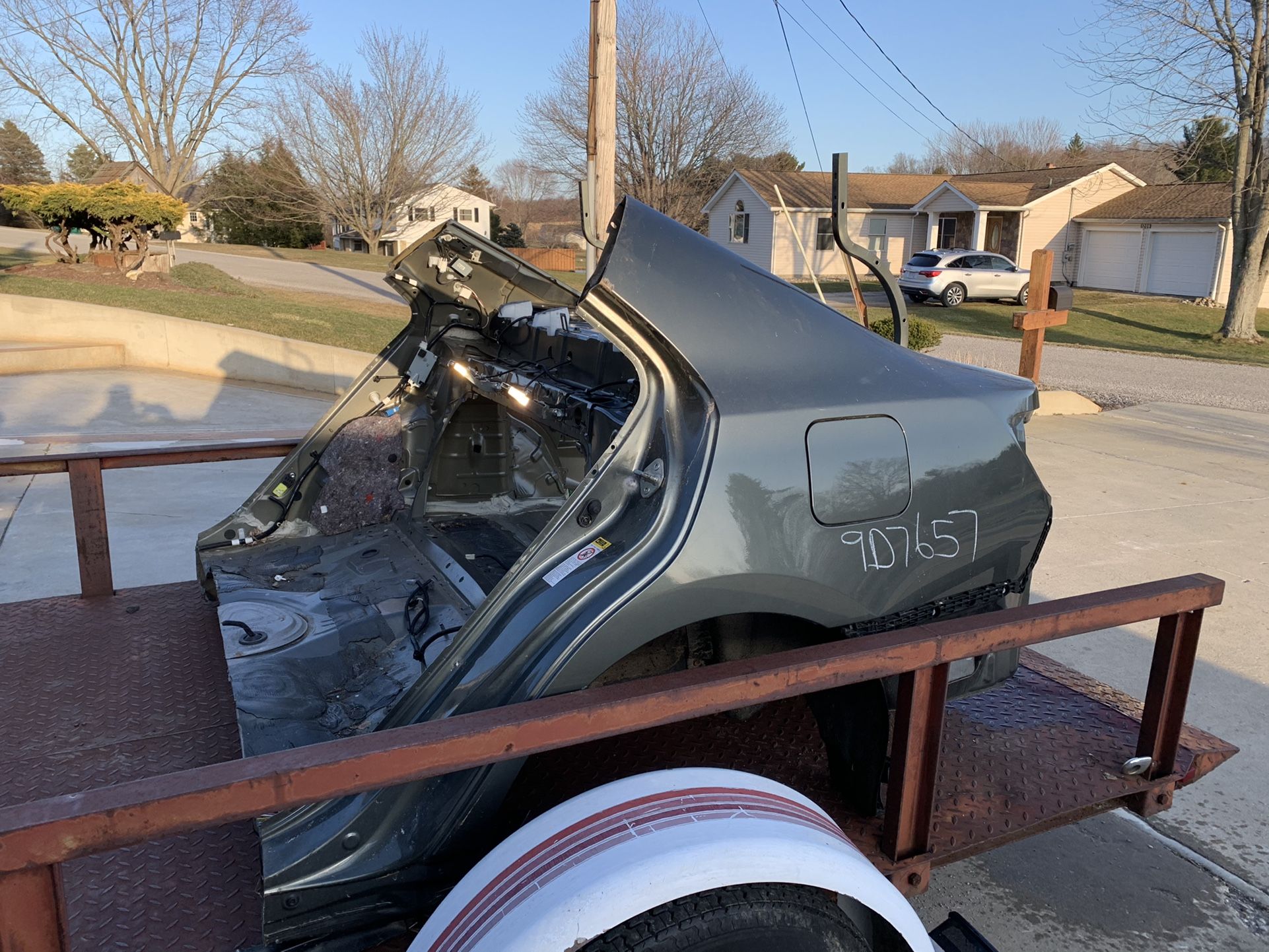 2013 Toyota Camry partial rear clip