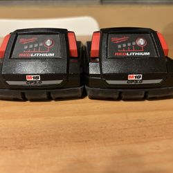 Milwaukee M 18 Red Lithium Batteries CP3.0
