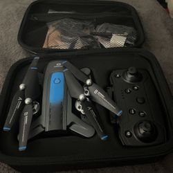 DEERC Drone with Camera 2K HD FPV Live Video 2 Batteries and Carrying Case, RC 