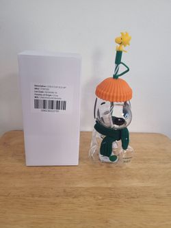 Starbucks Snoopy Glass Cold Cup