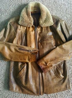 Women leather jacket M