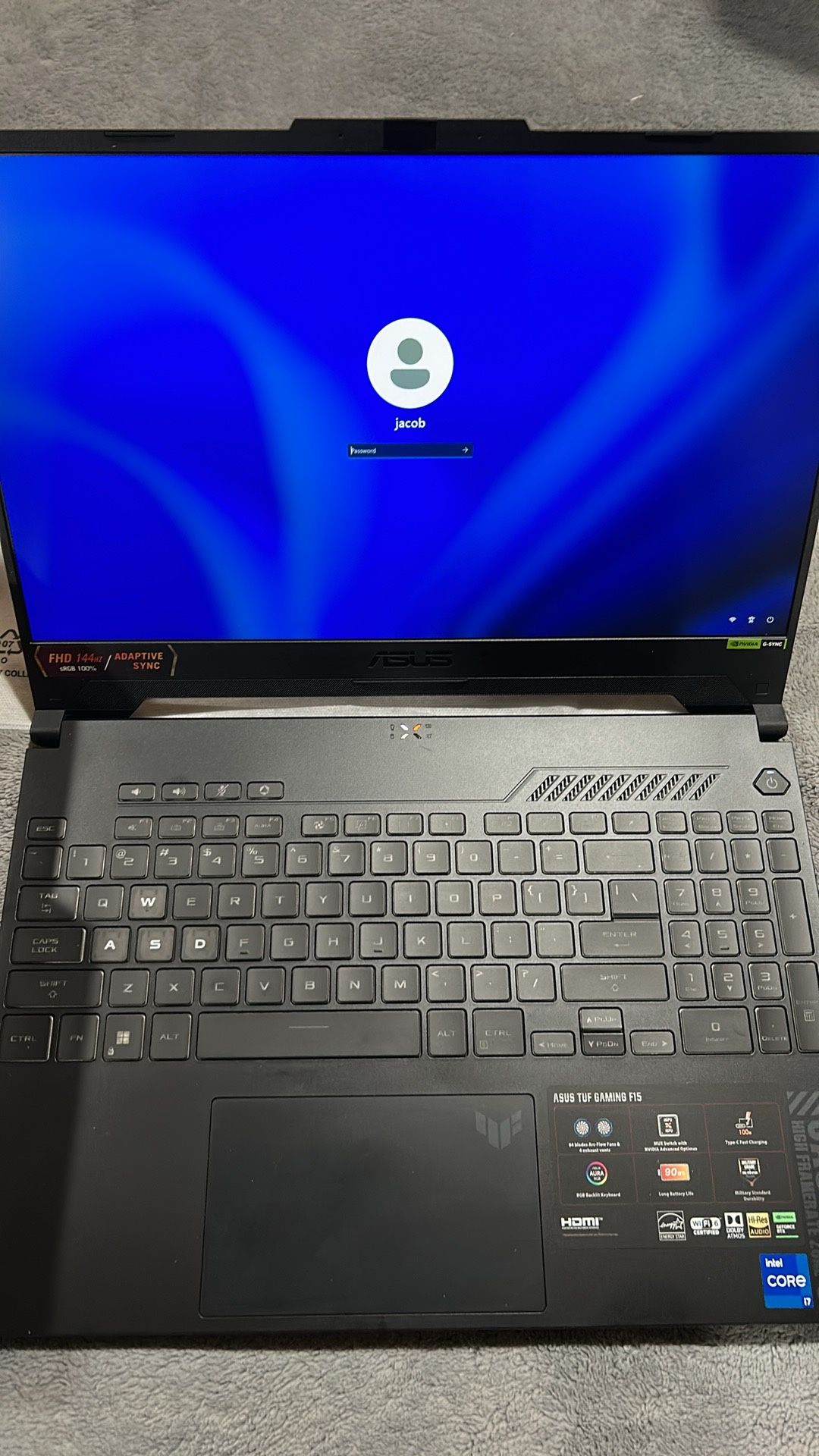 Asus F15 I7 With 4070