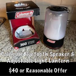 Coleman 360 Bluetooth Speaker & Light Lantern