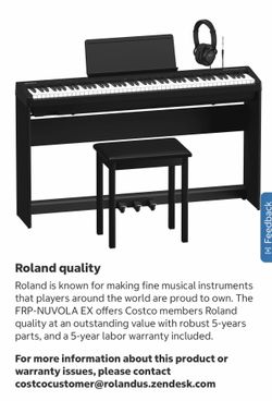 Roland FRP-NUVOLA EX Digital Piano Bundle