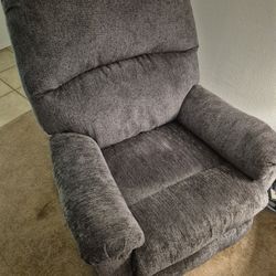 Dark Gray Rocker Recliner - New