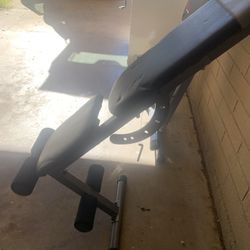 Workout Equipment Bench, Preacher Curl And Pedal Elliptical 