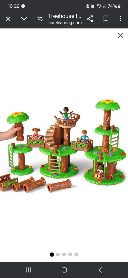 Lakeshore Treehouse Imagination Builders 43 Pieces