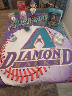 Arizona Diamondbacks Memorabilia Collection Lot