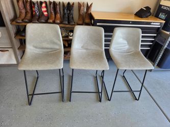 Gray bar stool