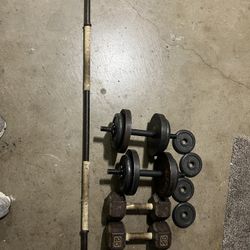 Dumbbells And Bar