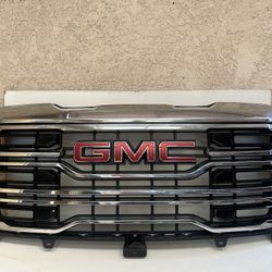 2022 2023 2024 GMC SIERRA 1500 FRONT CHROME GRILLE OEM 