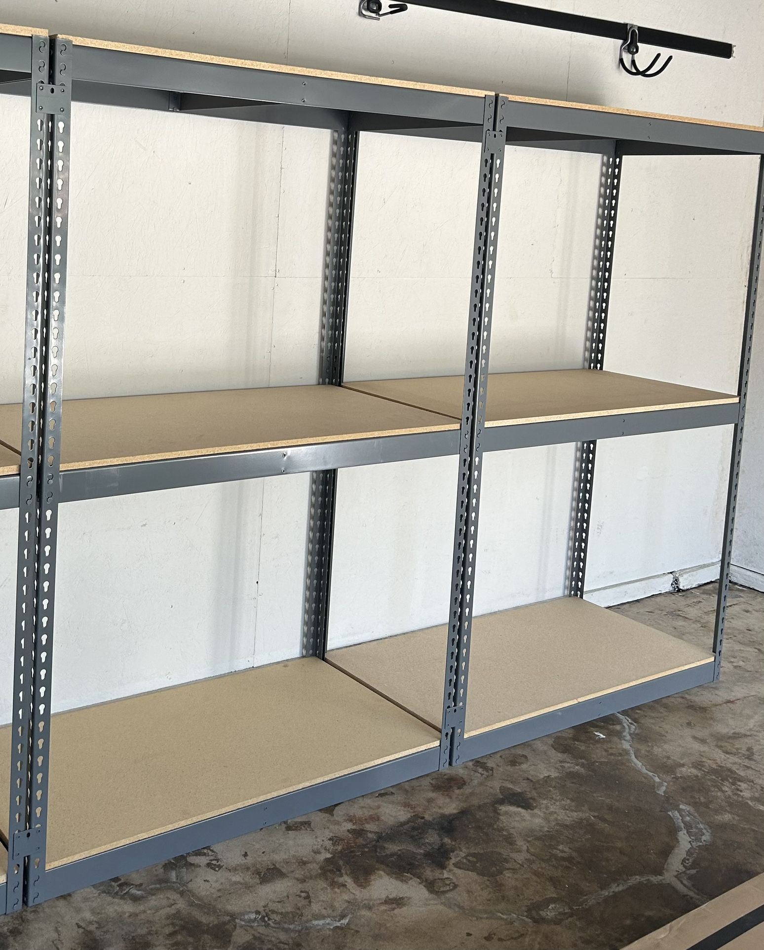 Garage Shelving 48 in W x 24 in D New Industrial Boltless Warehouse Racks Stronger Than Home Depot Lowes And Costco Delivery & Assembly Available
