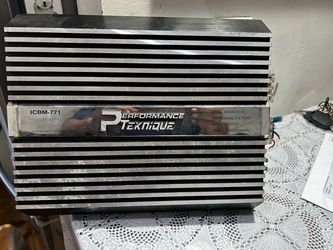 Performance teknique amplifier 500w