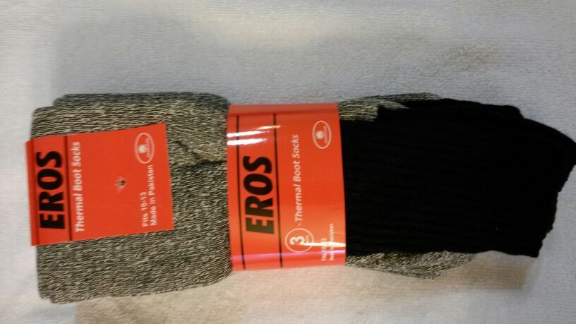New EROS thermal boot socks- 3 pack