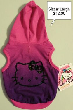 Hello Kitty Pet Hoodie - Large