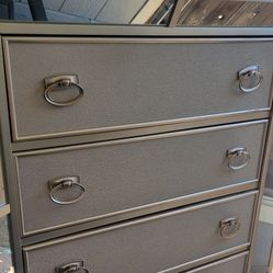 Glam Mirror Dresser Night Stand