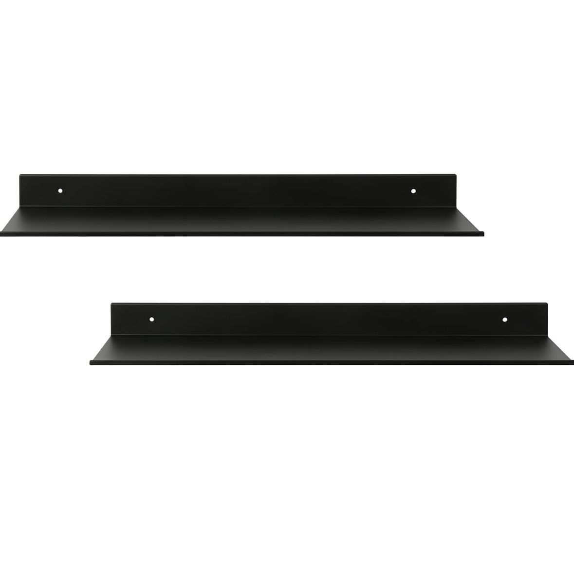 Metal Hanging Shelf 24 inch, Ser of 2