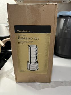 Espresso Cup & Plate Set