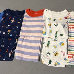 Set of 5 Hanna Anderson Kids' Pajamas-size 4