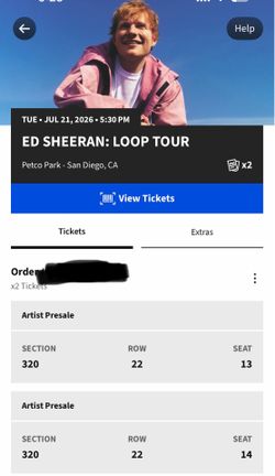 Ed Sheeran LOOP TOUR