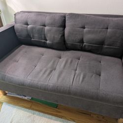 Grey Loveseat Couch