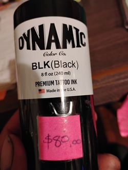 Black Tattoo Paint $79 For Huge Bottle New
