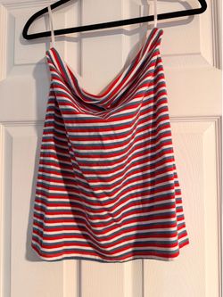 Striped Tube top torrid size 1