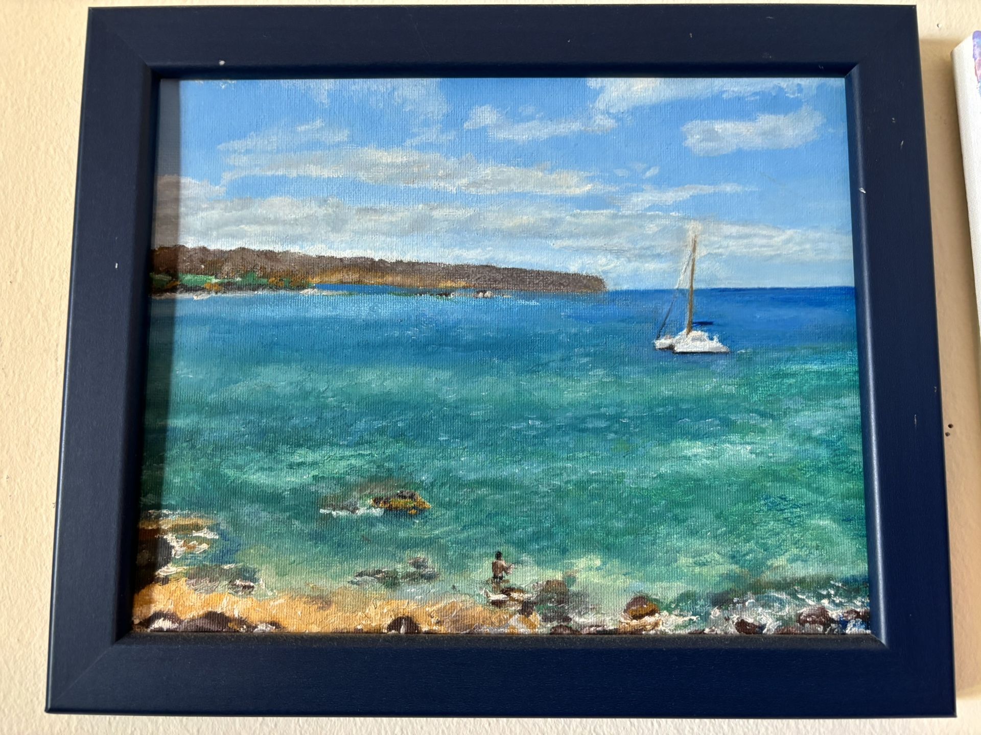 Waimea Bay (Hawaii) Painting By AHL