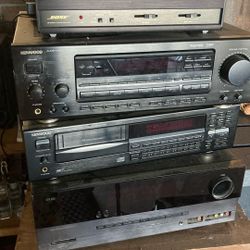 Bose Kenwood Stereo Components 4 Parts