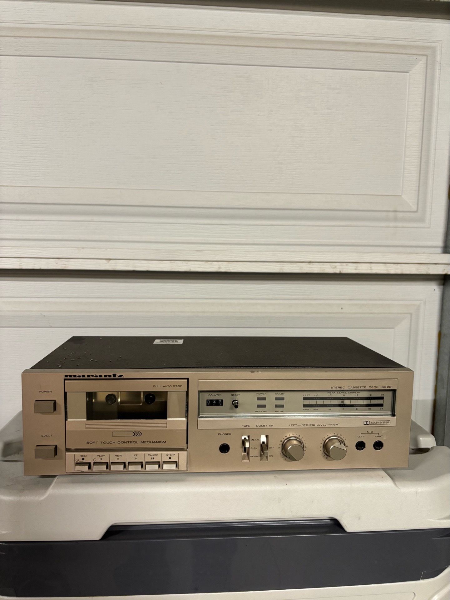 Marantz cassette player