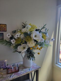 Beautiful faux floral arrangement