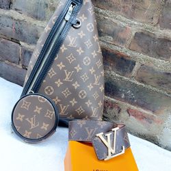 Messager bag with belt set $100