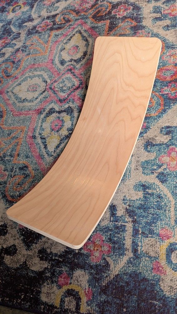 Wooden Wood Balance Board Wobble Kids Toddlers