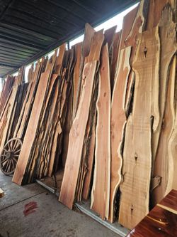 RED CEDAR SLABS AND MORE