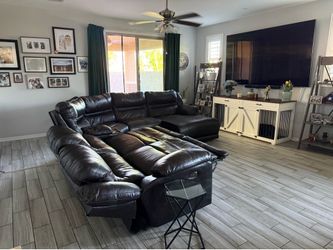 Large leather sectional great condition