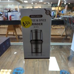 Secura Coffee And Spice Grinder 