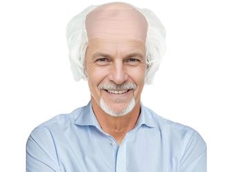 Old Man Wig Bald Cap