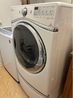 Top load large capacity washer and Whirlpool large capacity Dryer