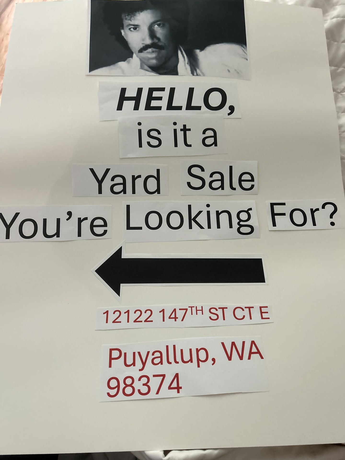 Yard Sale- South Hill June 14-15 & 21-22