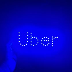 LED Light Red And  Blue for  black app driver