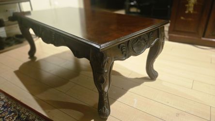 Solid Wood Chippendale Style Coffee Table
