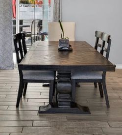 Ashley furniture wood dining table